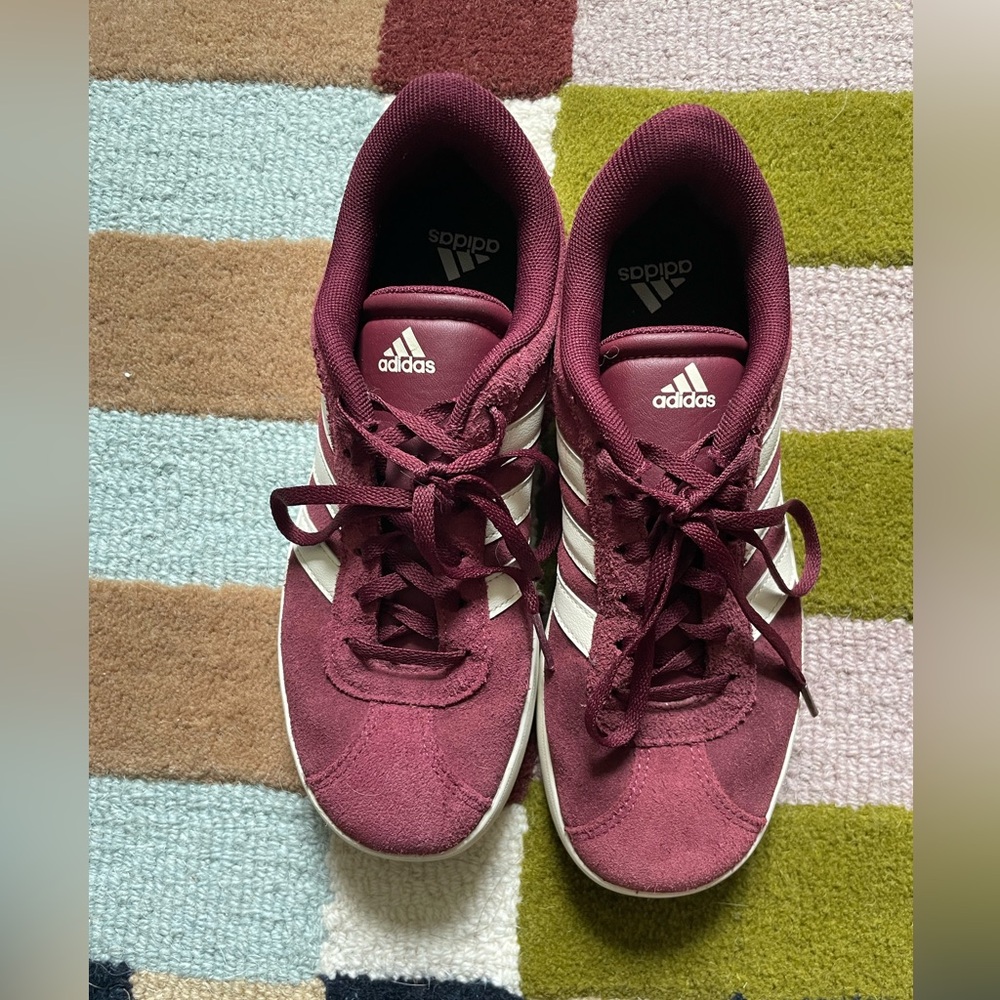 Adidas Burgundy Sneakers